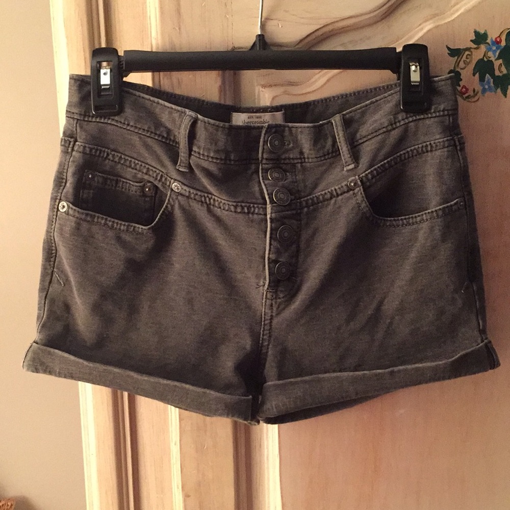 Abercrombie&Fitch SUPERstretchy button shorts-worn